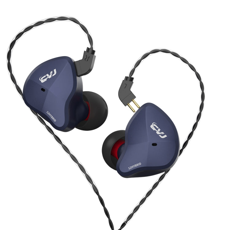 Écouteurs intra-auriculaires dynamiques filaires Hi-Fi CVJ-CSN à double circuit magnétique, avec ou sans micro